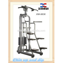 Оборудование для фитнеса с подтягиванием и отжиманием / Тренажерный зал / силовой тренажер